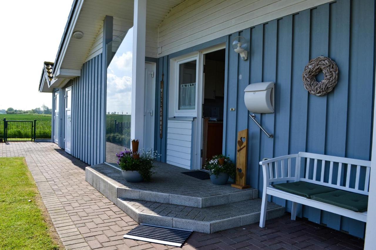 Villa Modernes Ferienhaus direkt an der Nordsee Wesselburenerkoog Exterior foto